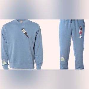 Mr. Eatwell Wine Pants and Crew